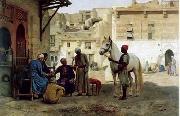 unknow artist Arab or Arabic people and life. Orientalism oil paintings 98 oil on canvas